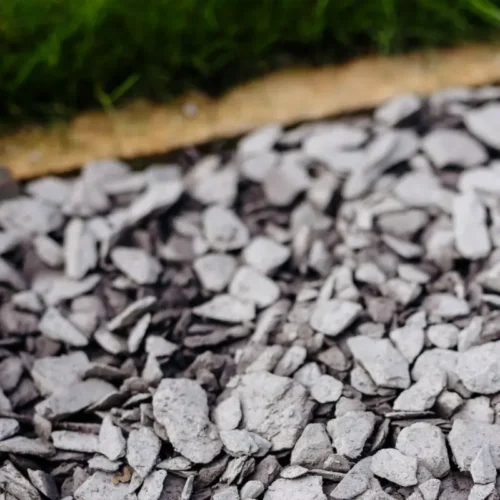 TUK Decorative Aggregates - Plum Slate Chippings 20mm-Lifestyle