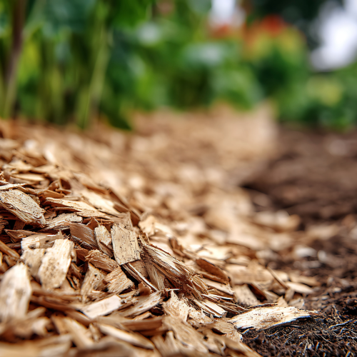 Wood chips is a sustainable choice for eco-conscious gardeners