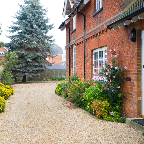 Gravel driveway